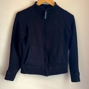 Wool sweater (50%) Merrell zip up size S